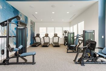 Fitness Center With Modern Equipment at Whetstone Flats, Nashville, TN, 37211
